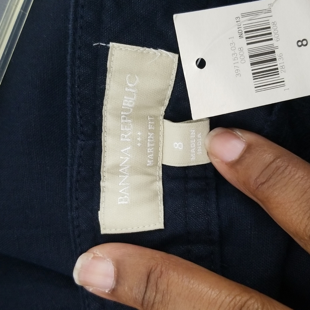 Banana Republic Navy Pants with drawstring - Picture 8 of 12